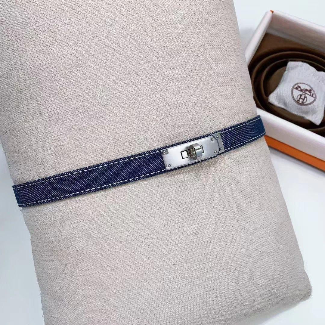 Hermes belt - blue