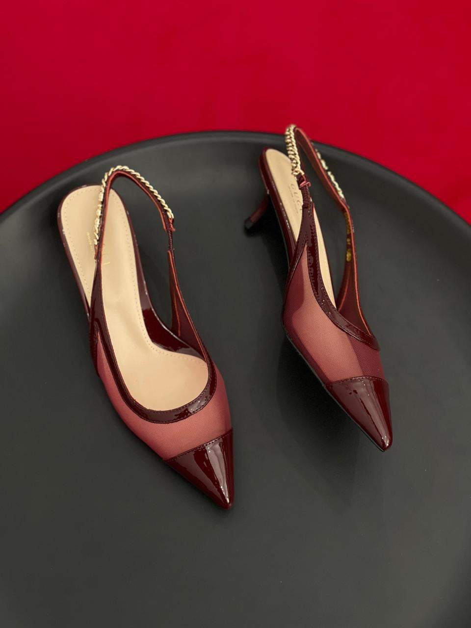 Gucci heels - low heels