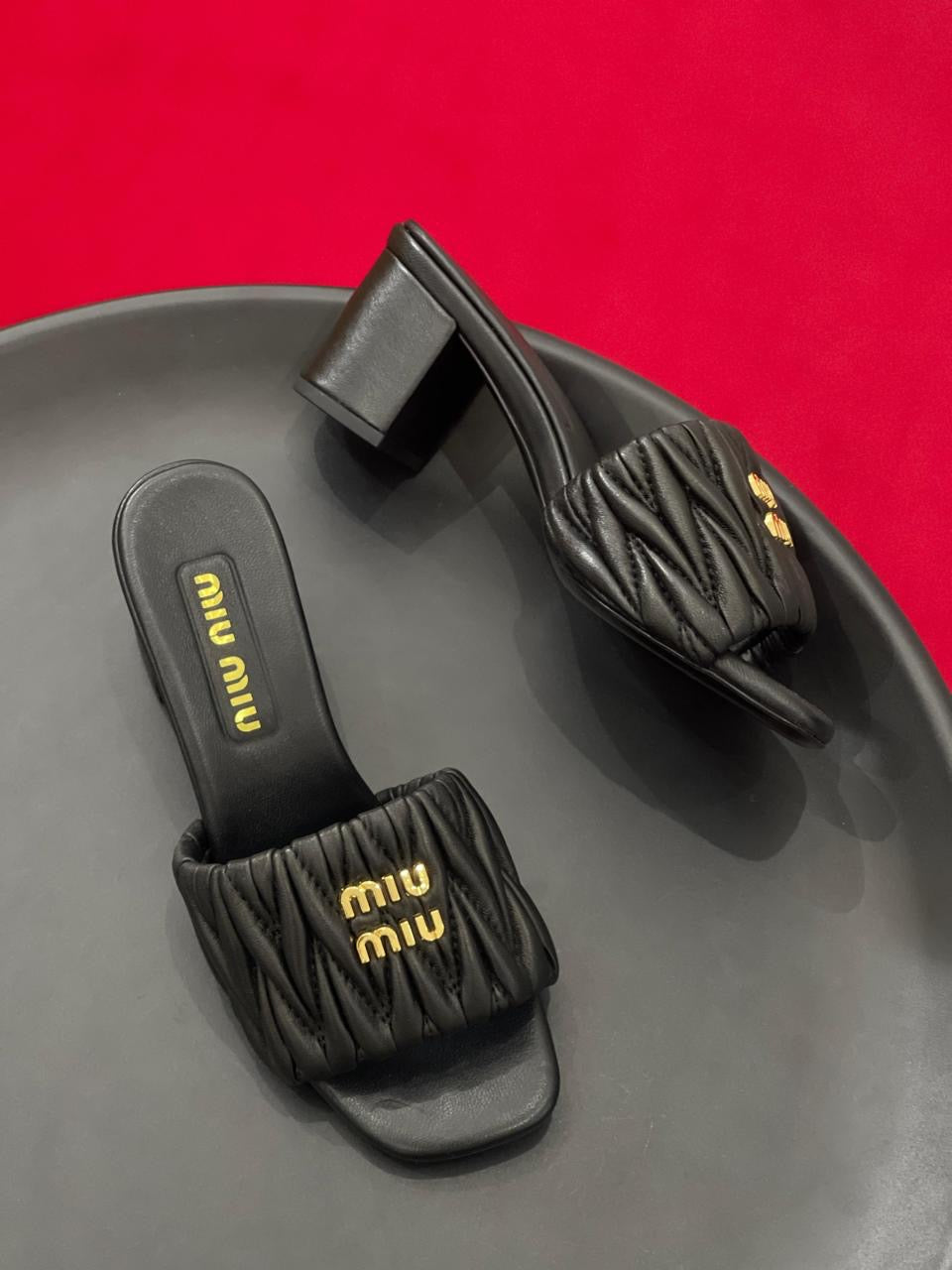 Miu miu sandals heels