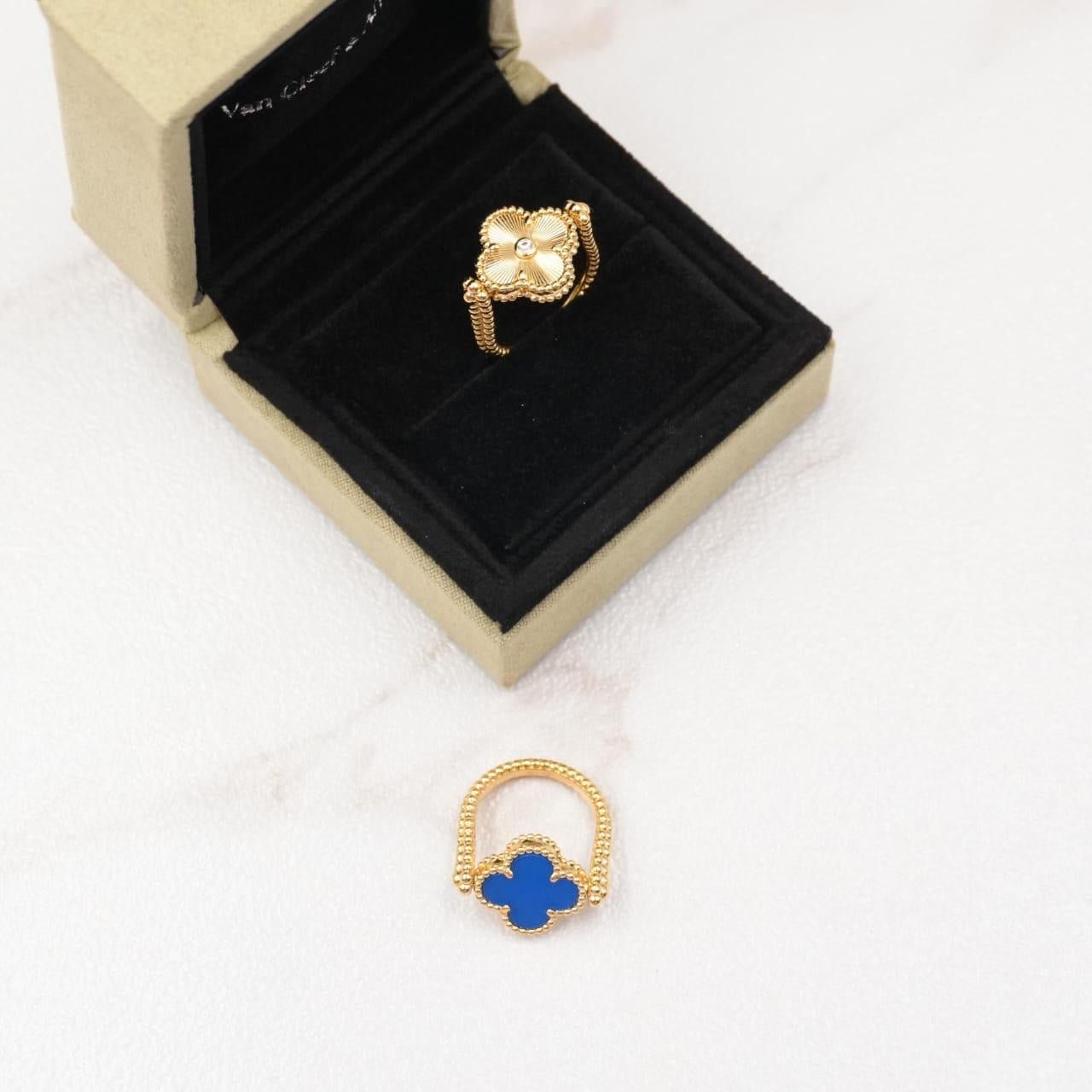 Van cleef ring - double sided