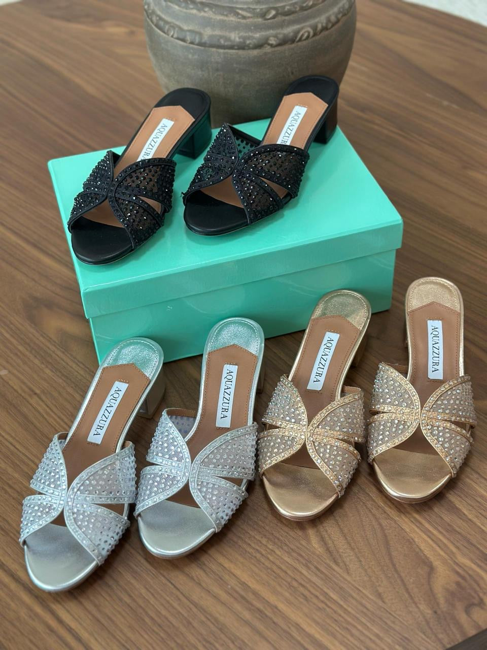 Aquazurra sandals heels