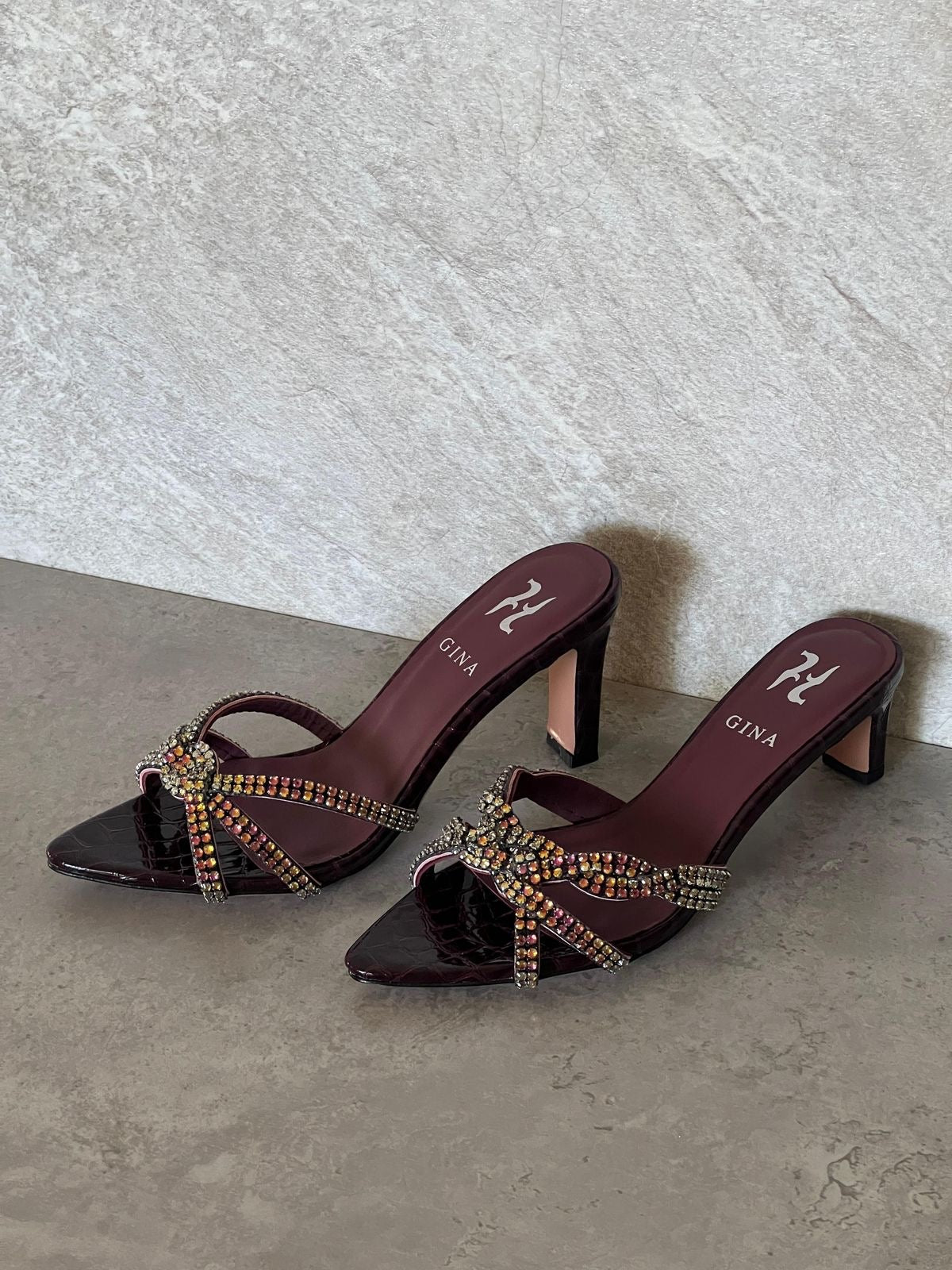 Gina sandals heels ( low and high heels )