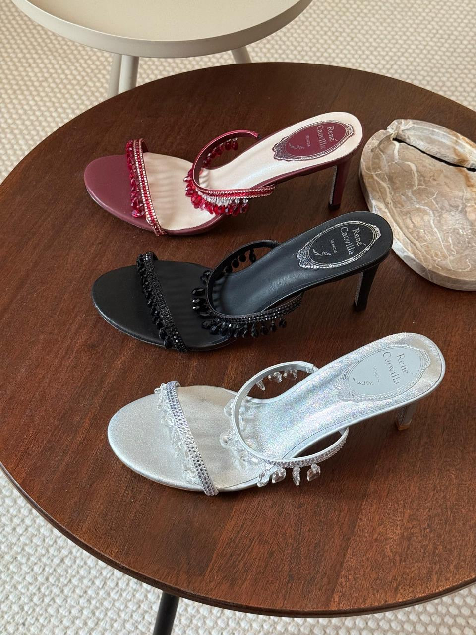 Rene caovilla sandals heels