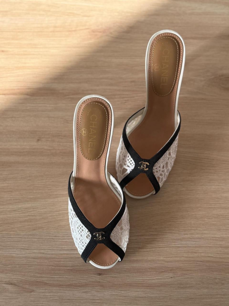 Chanel sandals heels