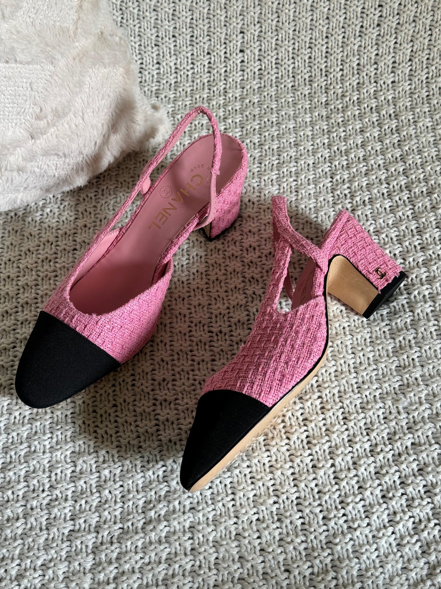Chanel heels - pink