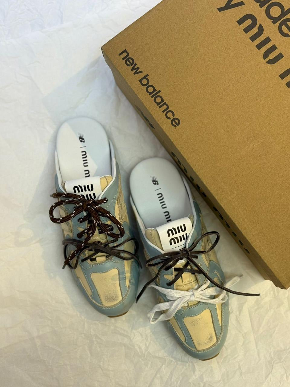 New balance x miu miu sneakers mules