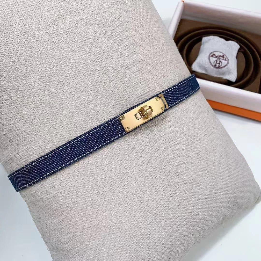 Hermes belt - blue