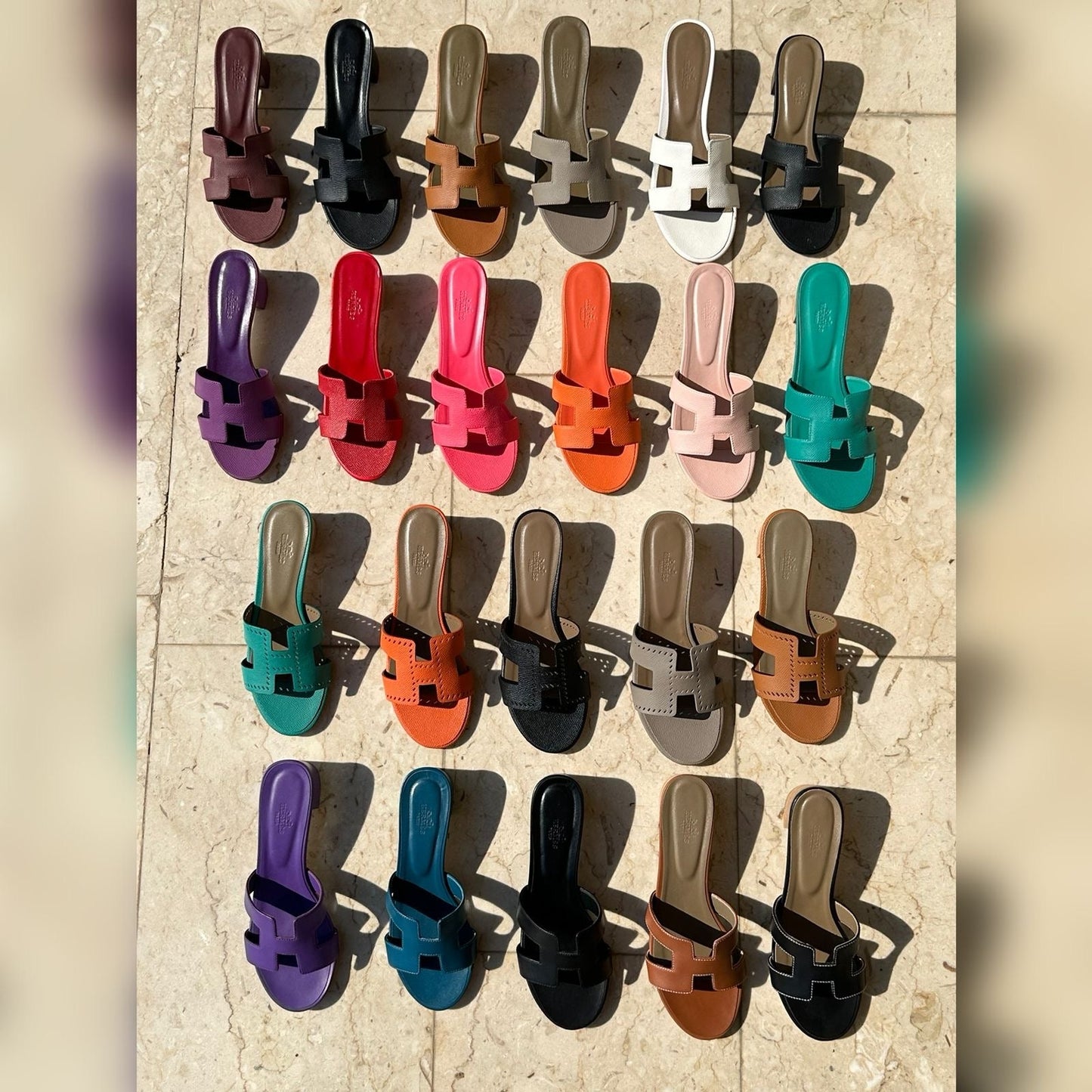 Hermes sandals heels collection