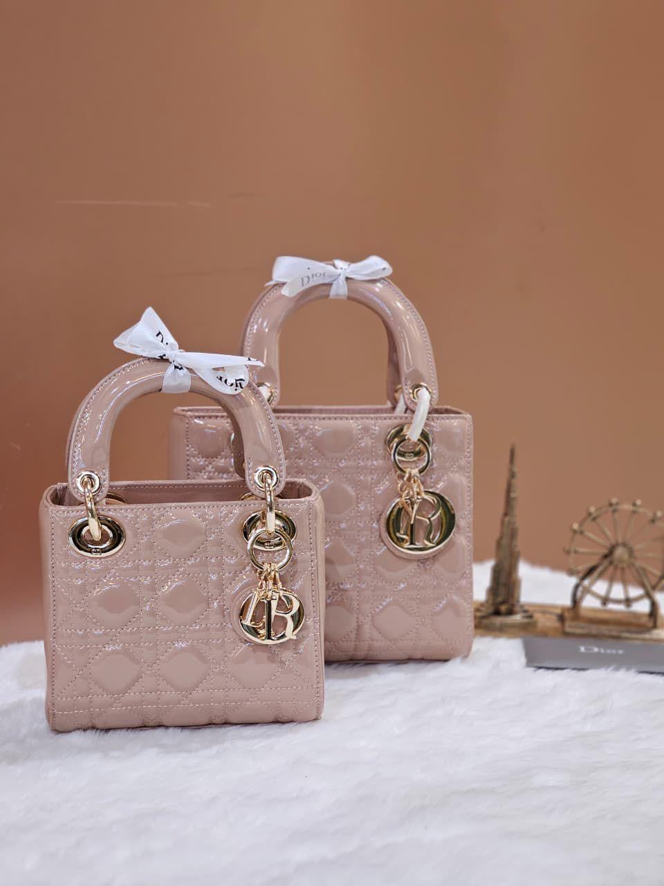 Lasy dior bag 17 and 20 cm glossy