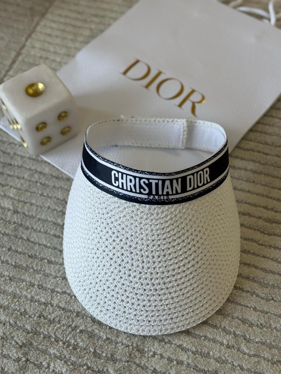 Dior hat - beach hat