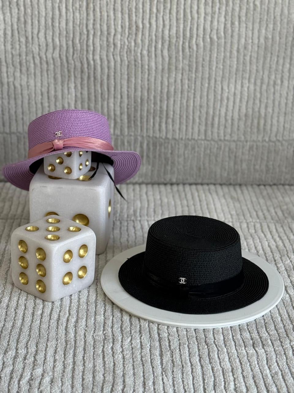 Chanel hat - beach hat