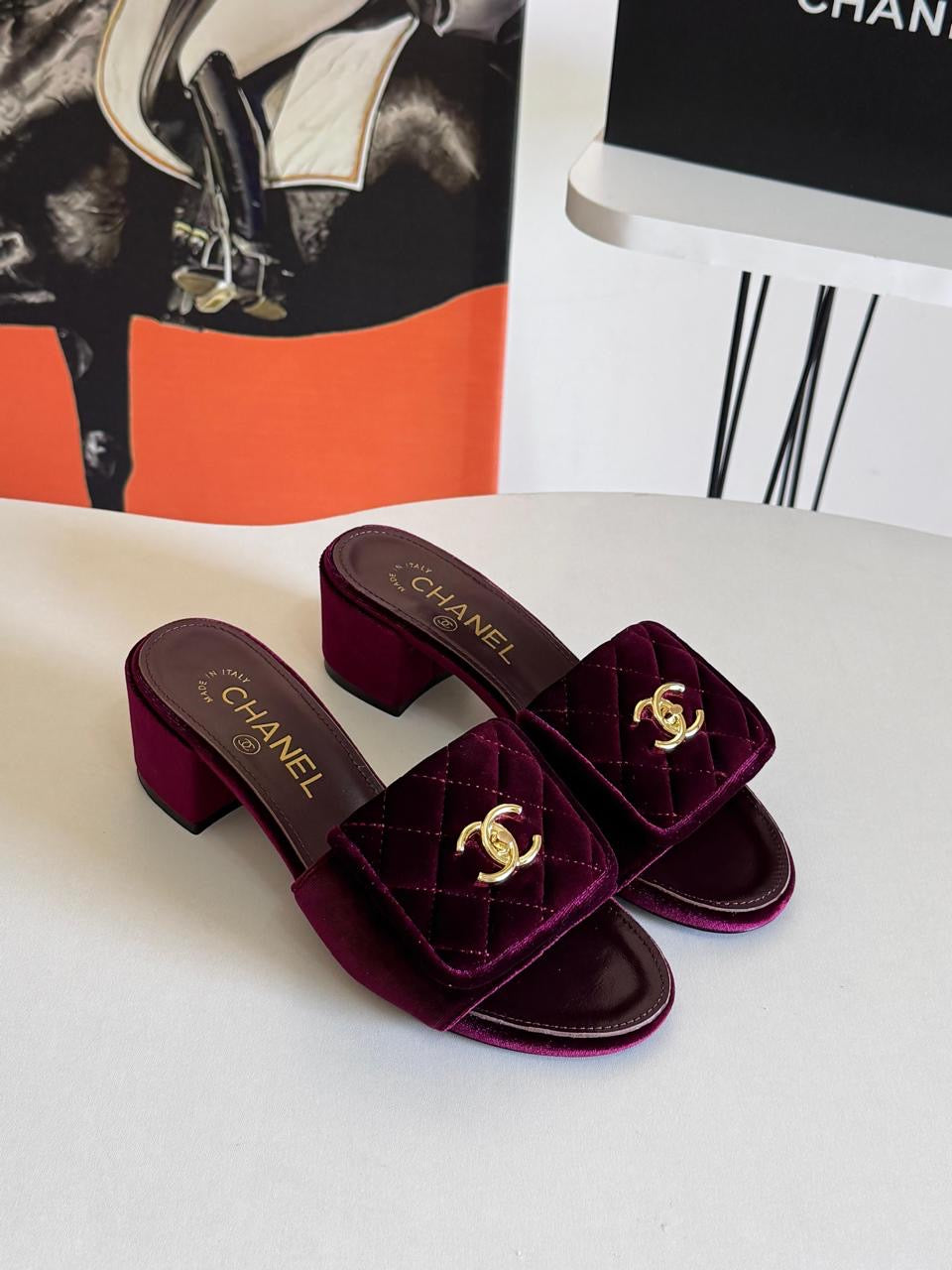 Chanel sandals heels