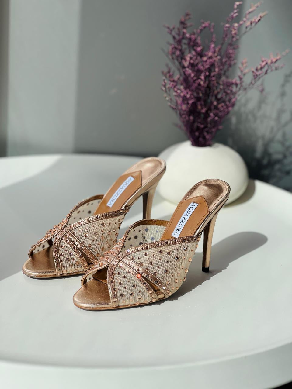 Aquazurra sandals heels