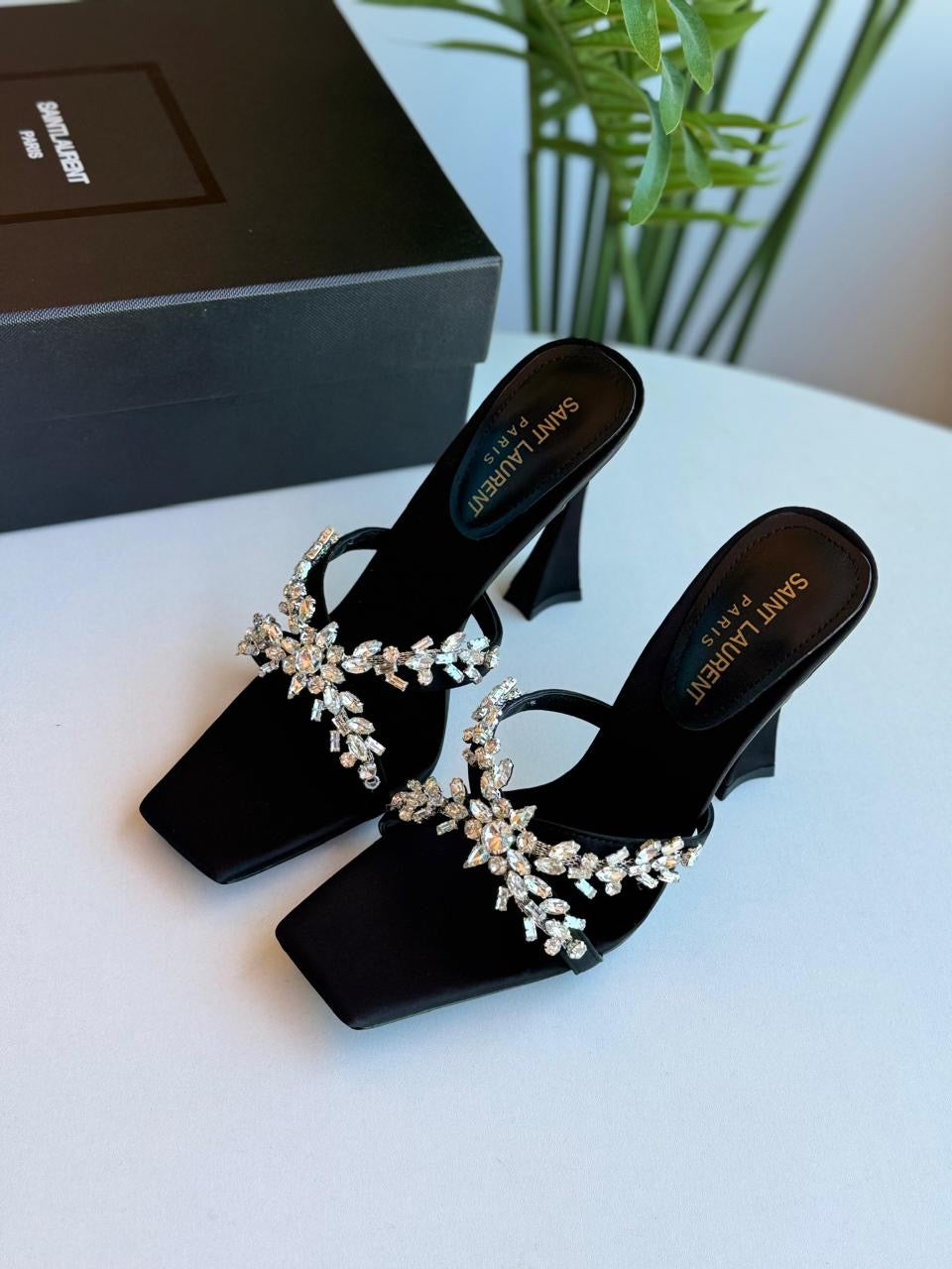 Ysl sandals heels