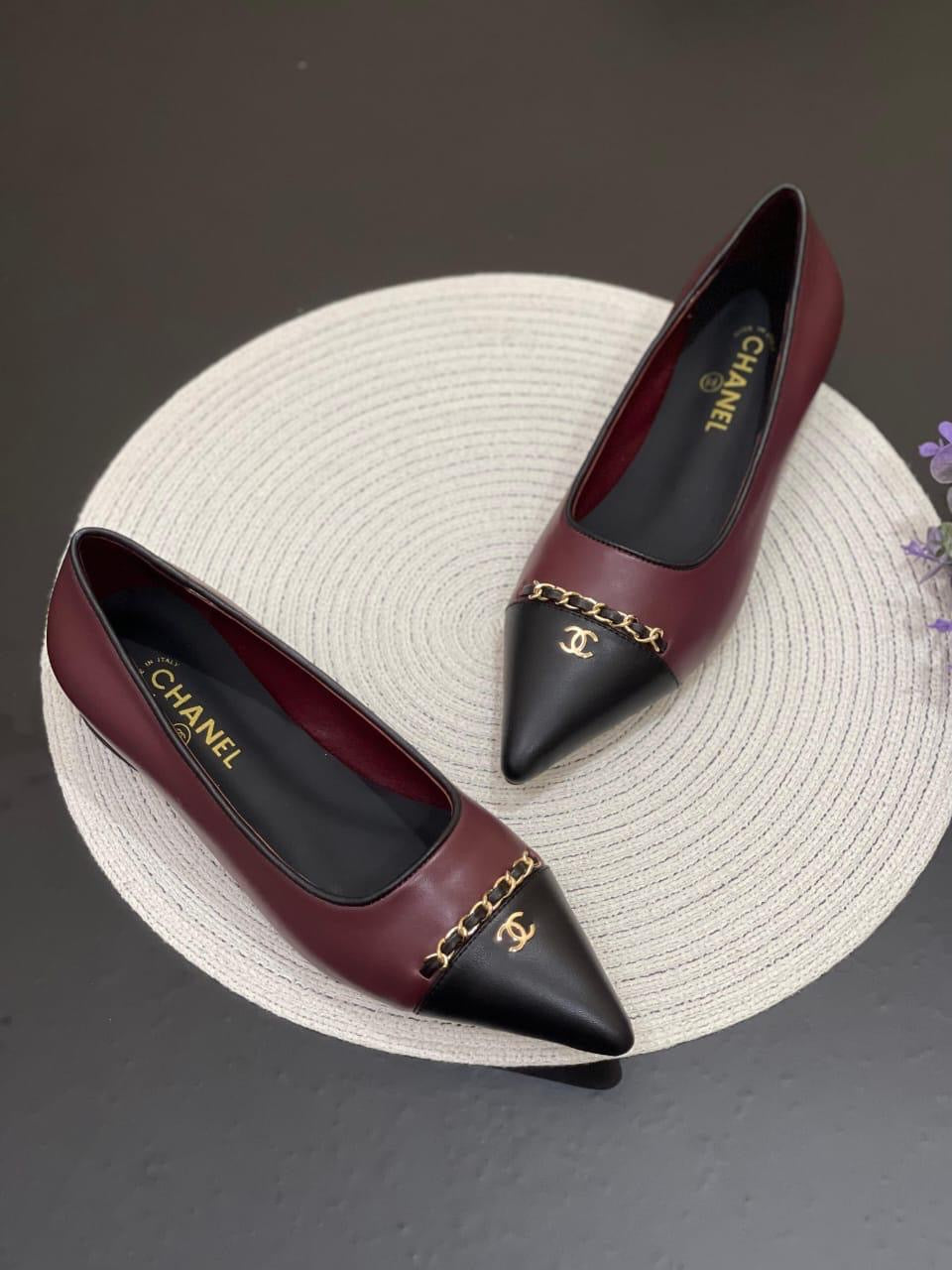 Chanel heels - low heels
