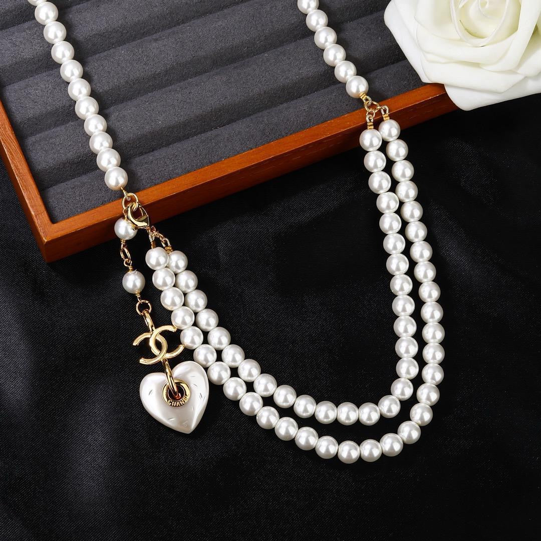 Chanel belt - pearl chain belt