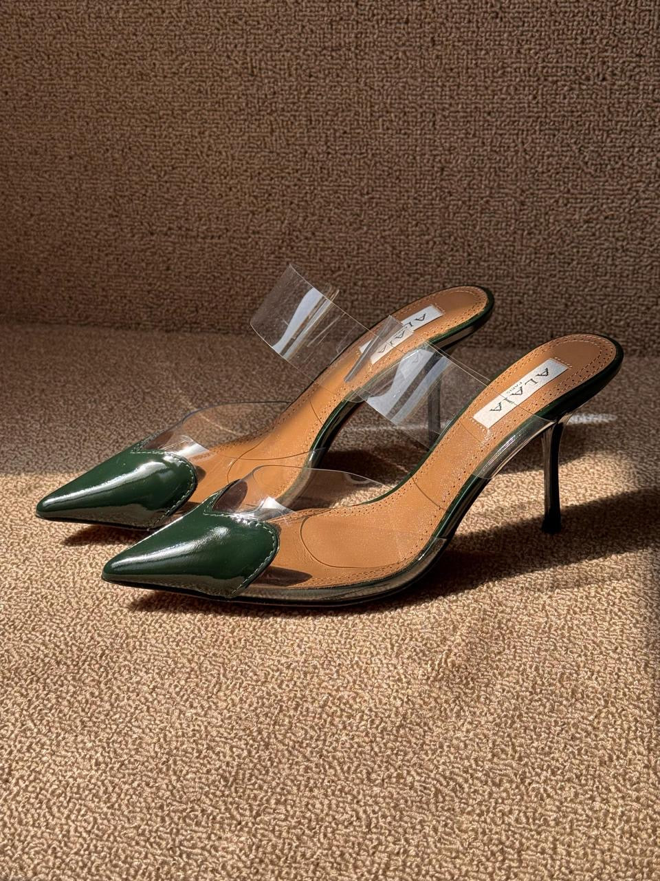 Alaia heels green