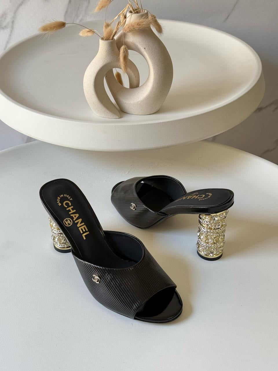 Chanel sandals heels