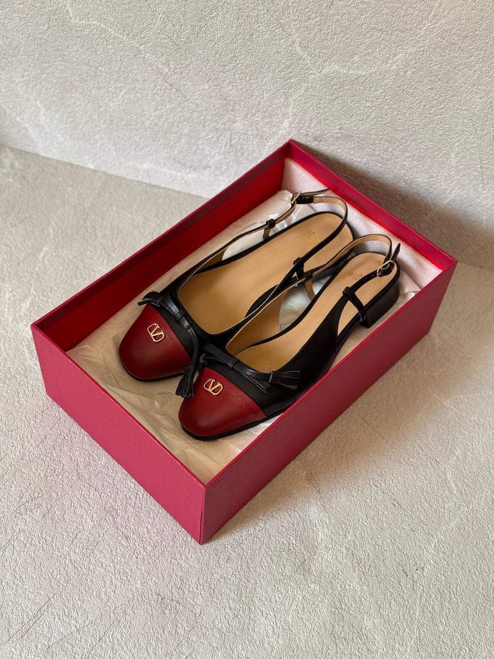 Valentino heels - low heels flat
