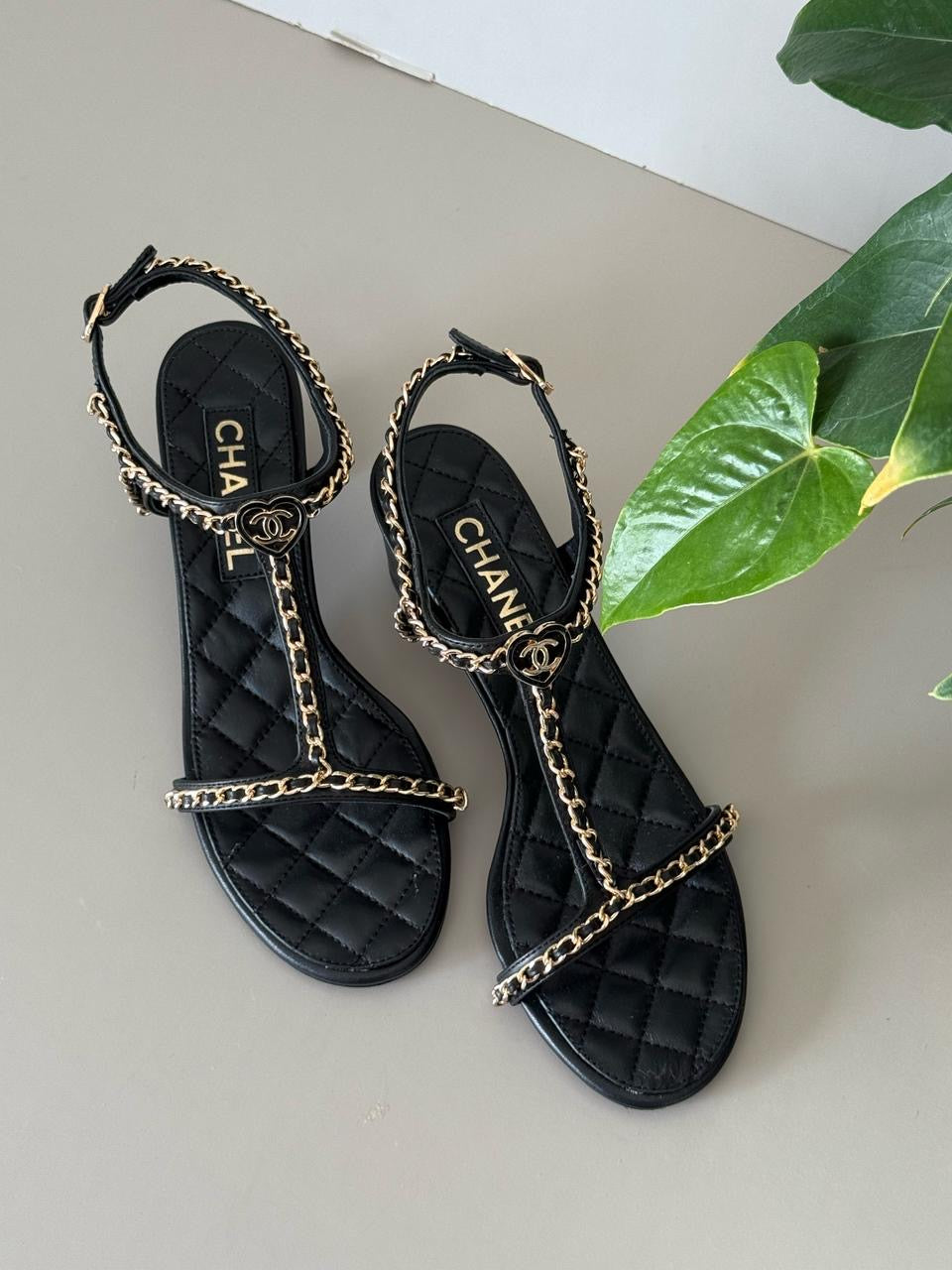 Chanel sandals heels
