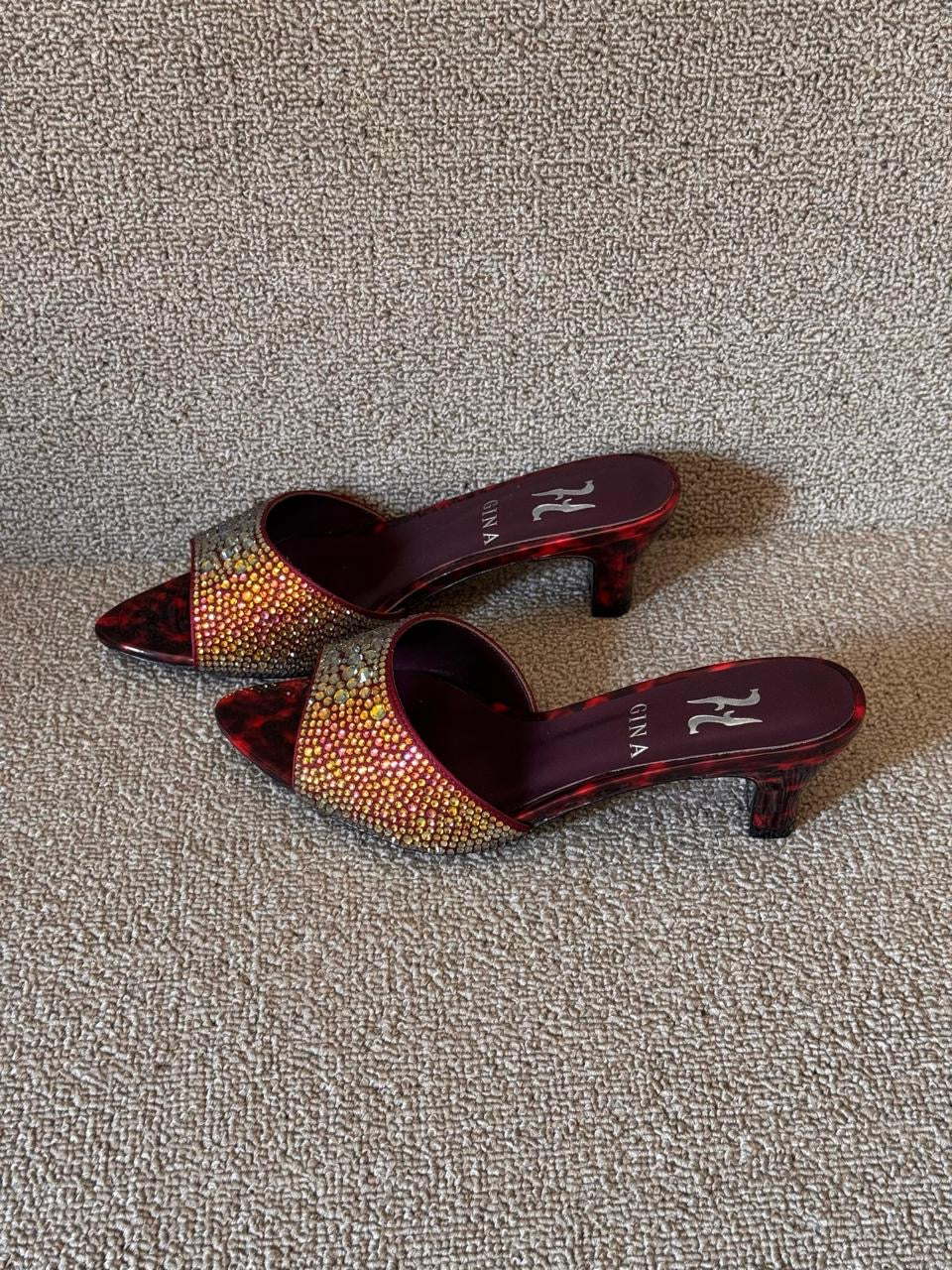 Gina sandals heels - low heels