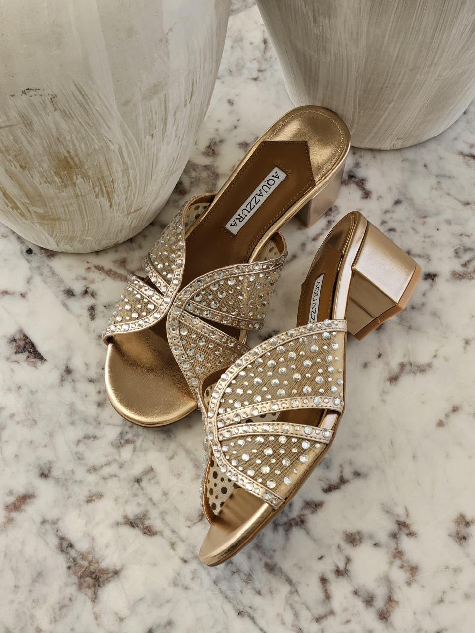 Aquazurra sandals heels