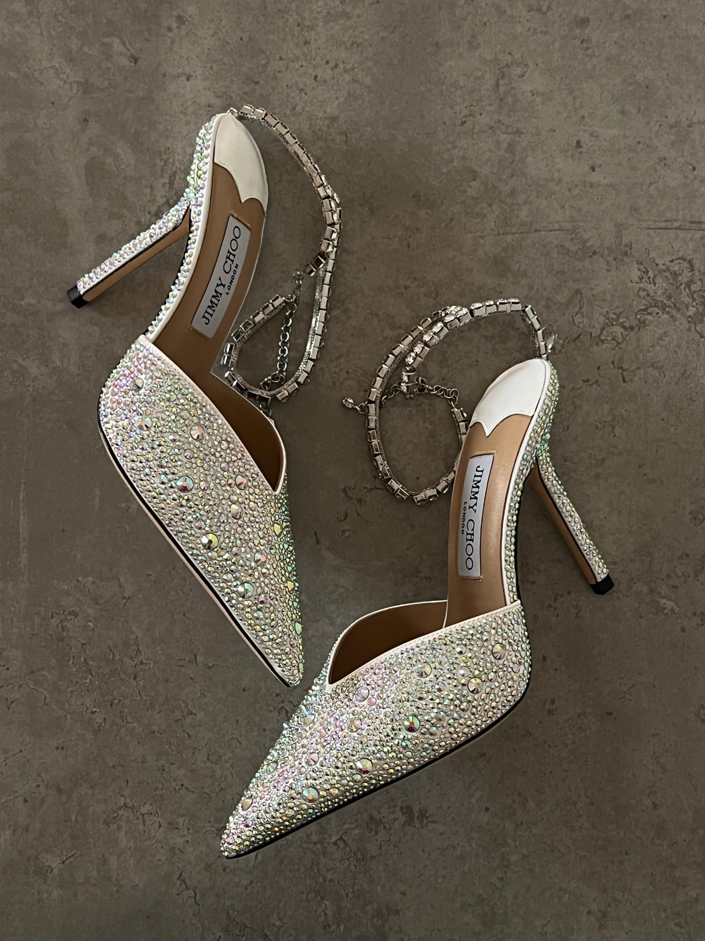 Jimmy choo heels - with stones