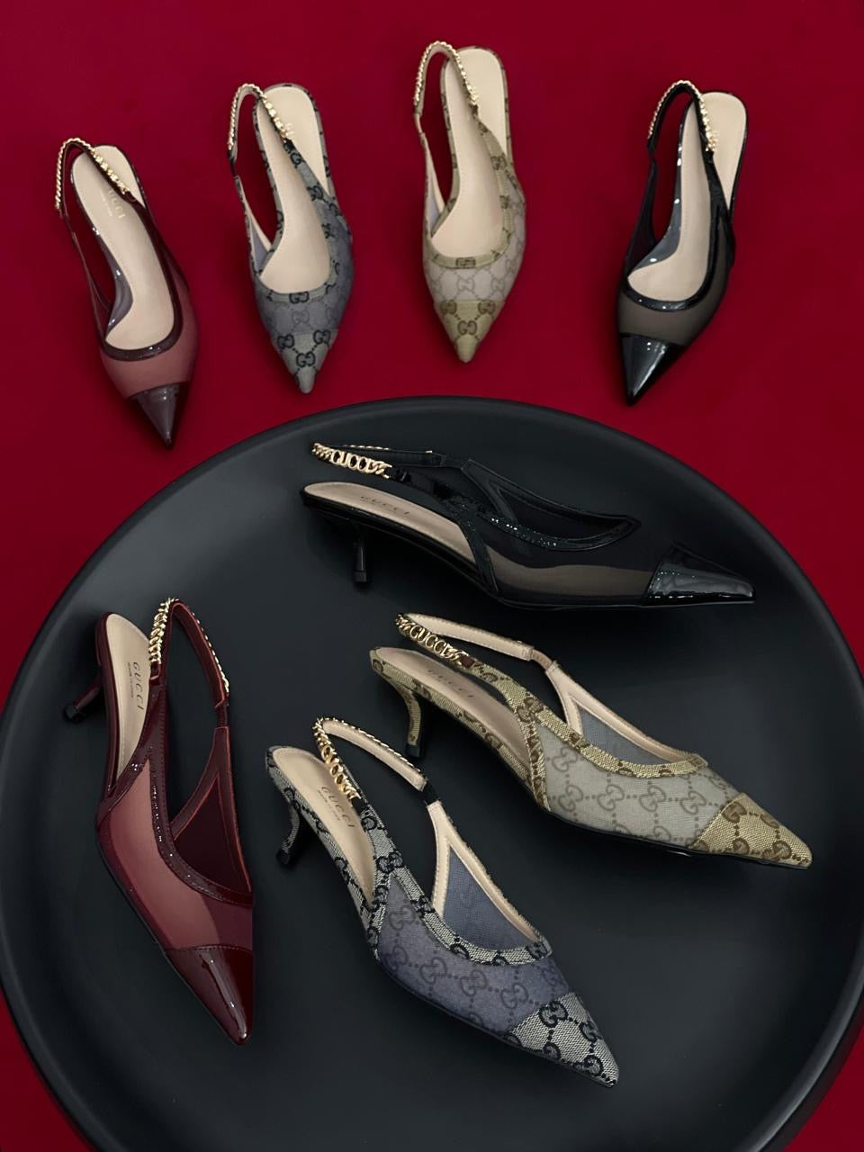 Gucci heels - low heels