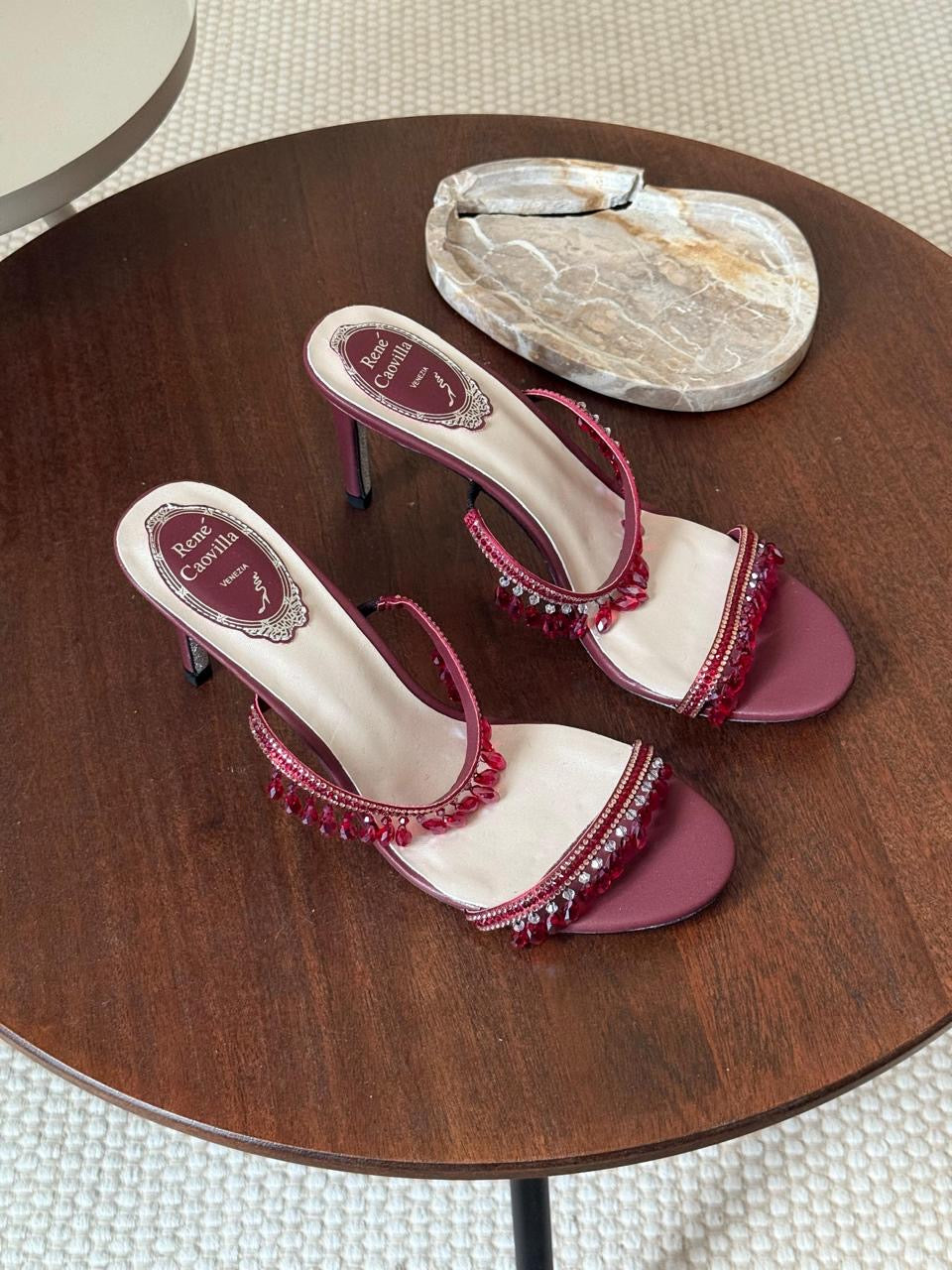 Rene caovilla sandals heels