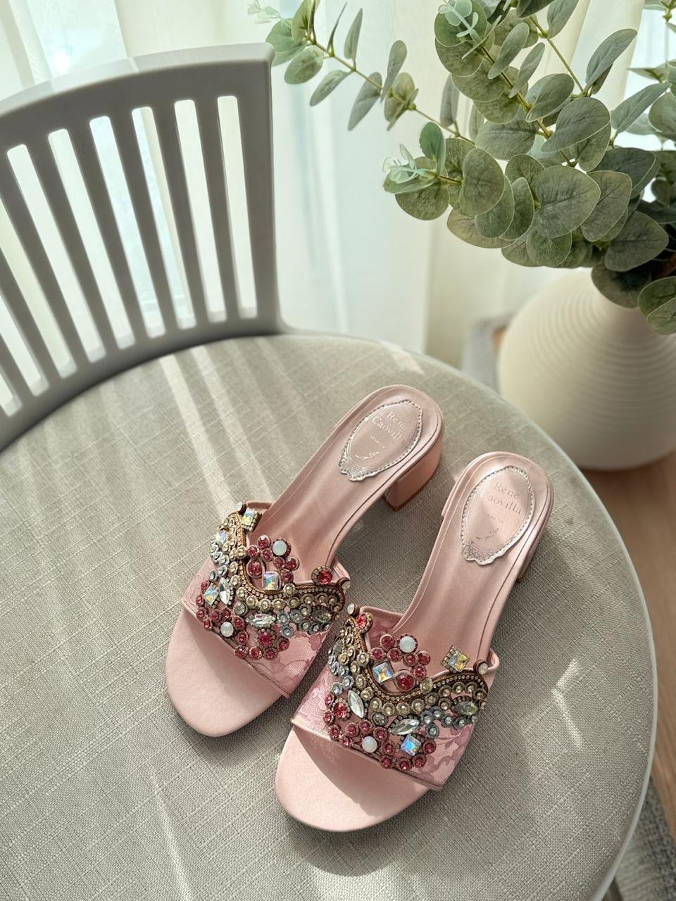 Rene caovilla heels & rene caovilla sandals heels pink