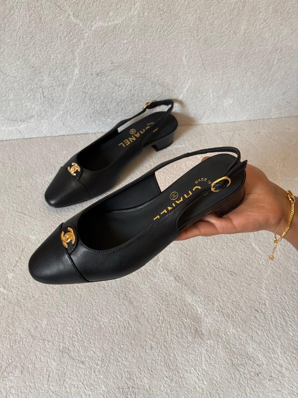 Chanel heels - low heels