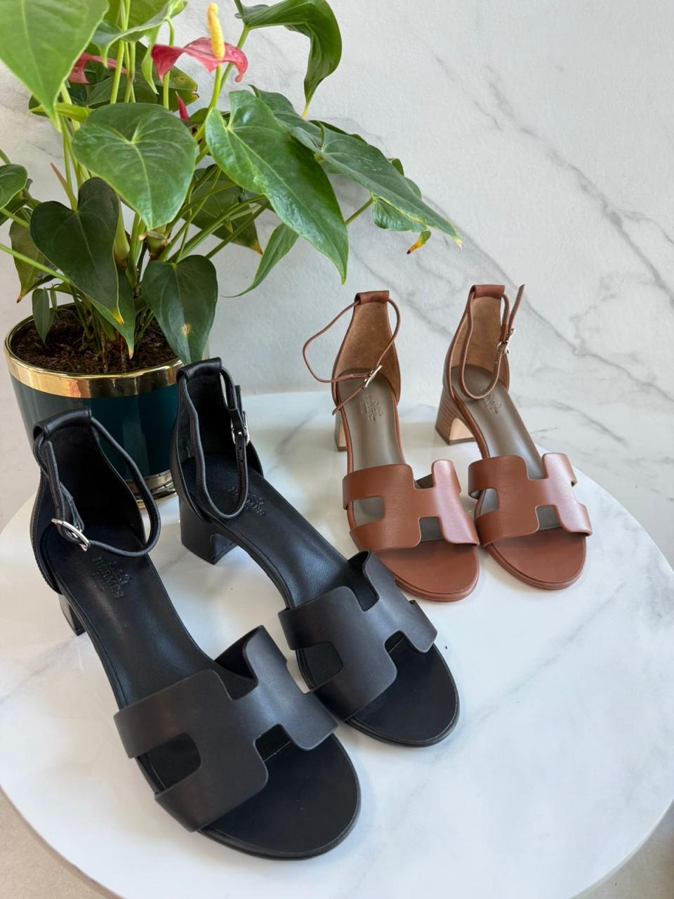 Hermes sandals heels