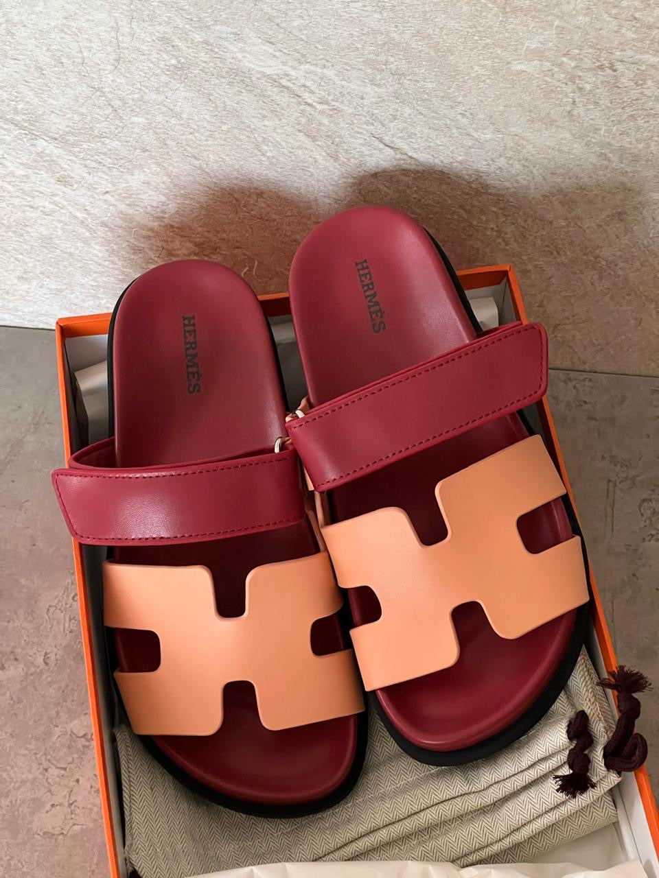 Hermes slippers chypre