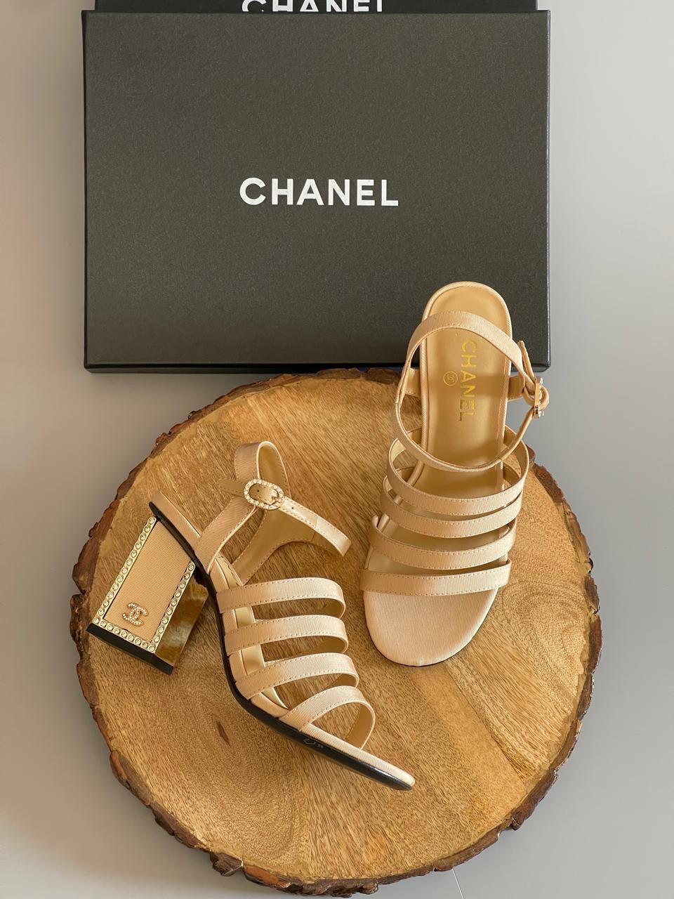 Chanel sandals heels