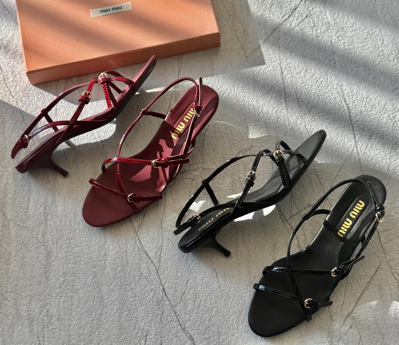 Miu miu sandals heels