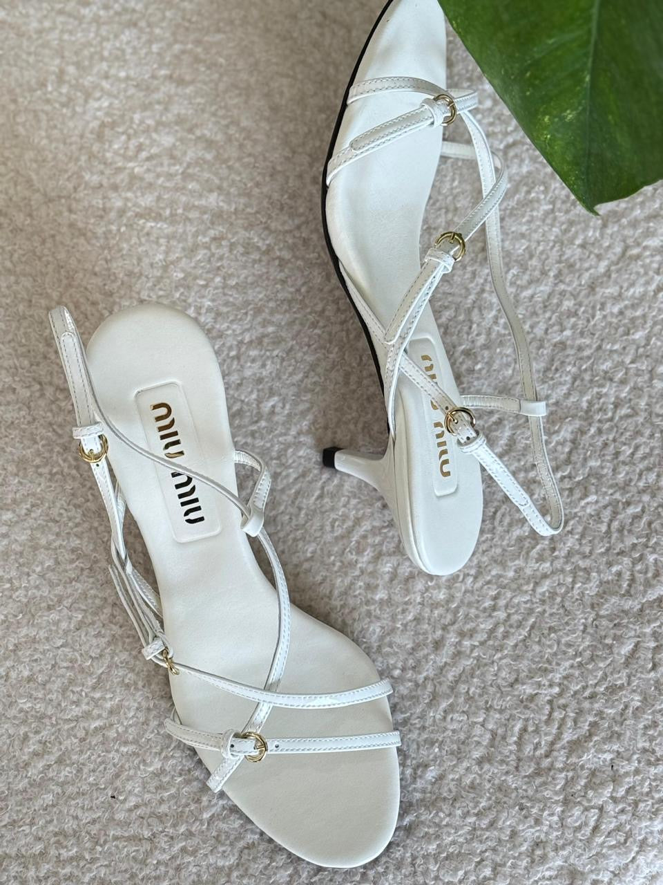 Miu miu sandals heels
