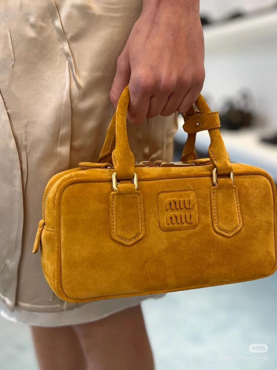 Miu miu bag suede