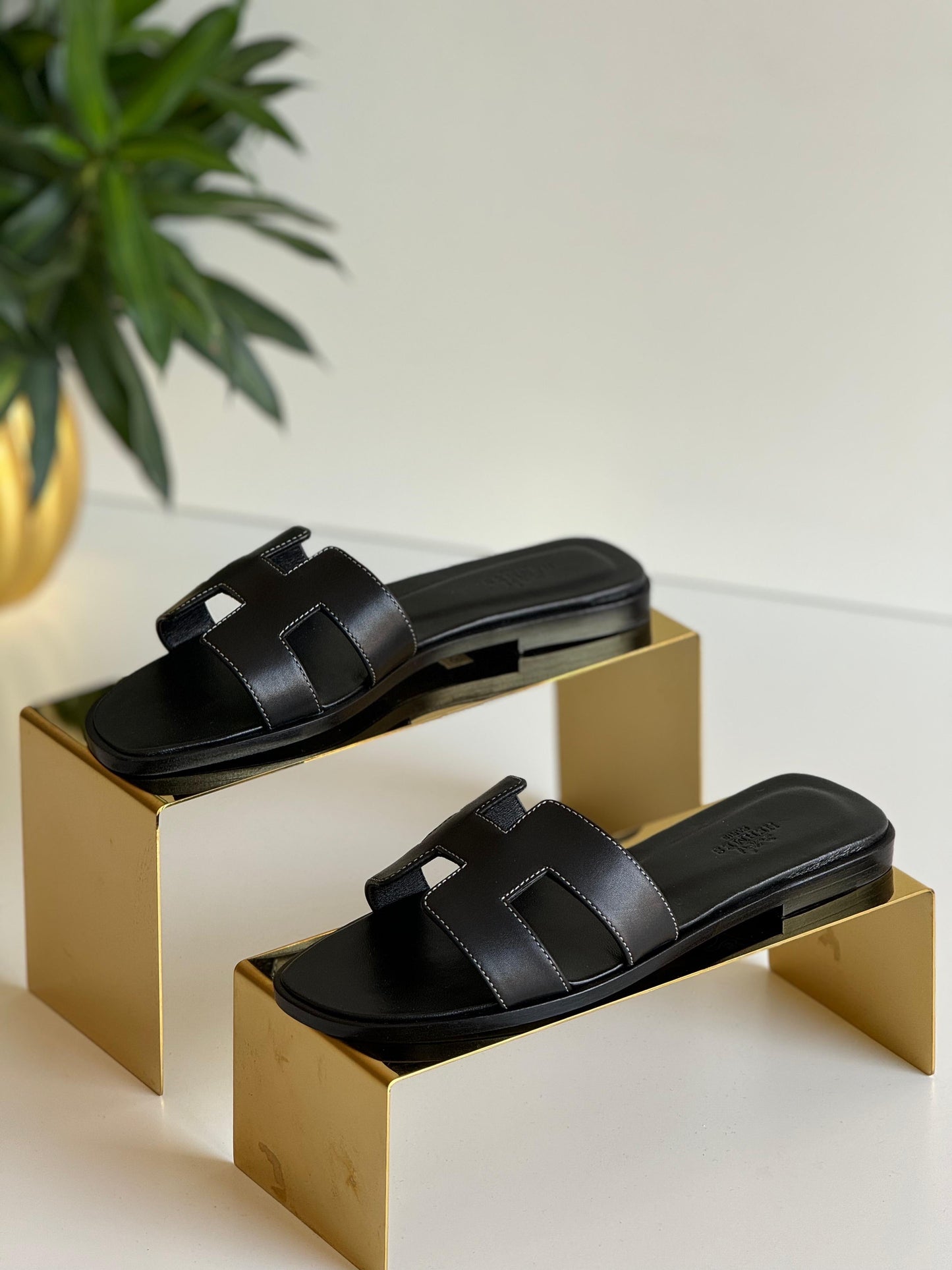 Hermes slipper - soft leather