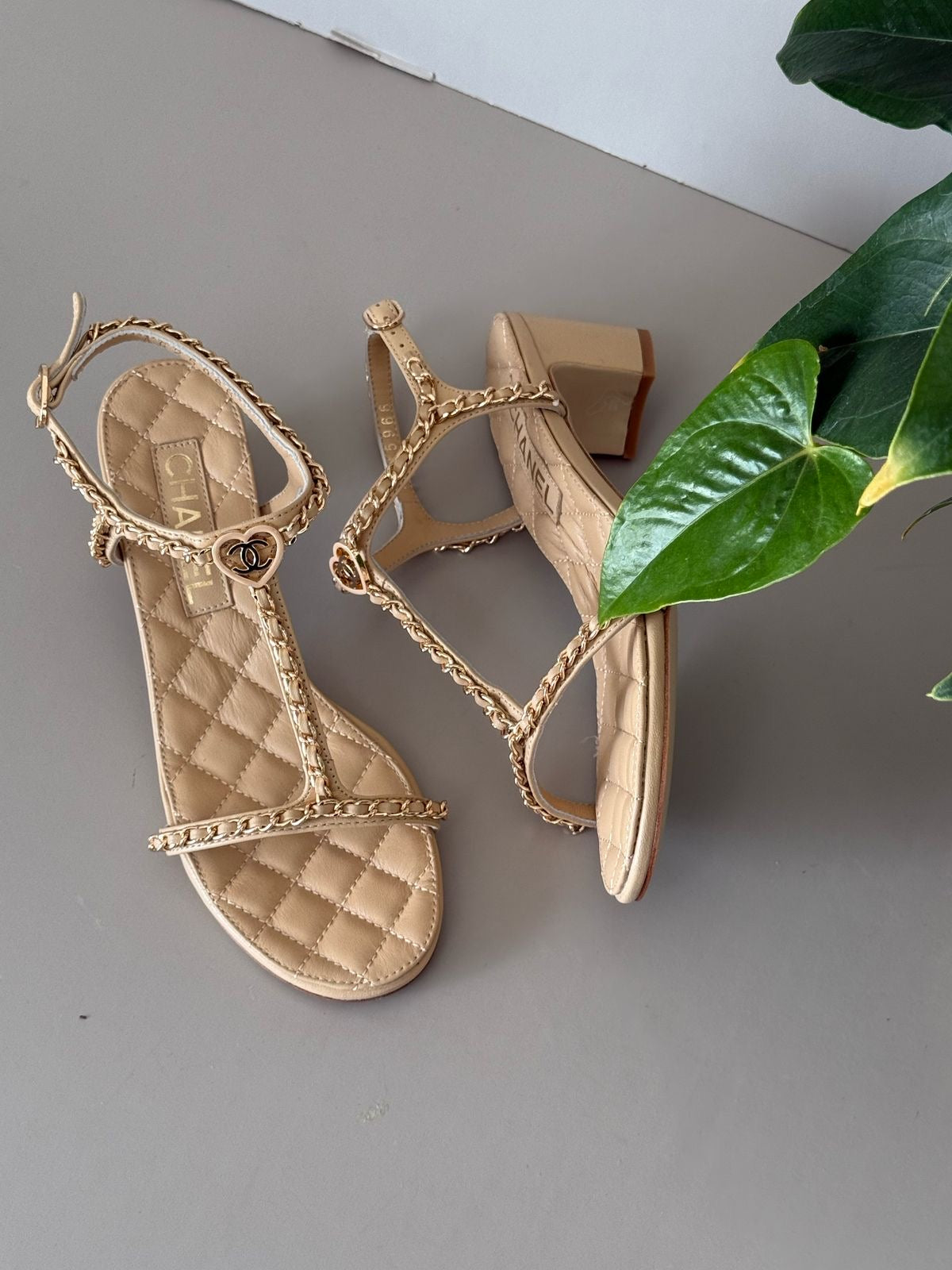 Chanel sandals heels