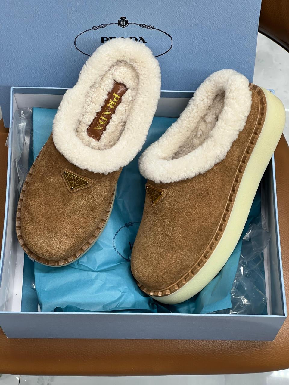Prada mules