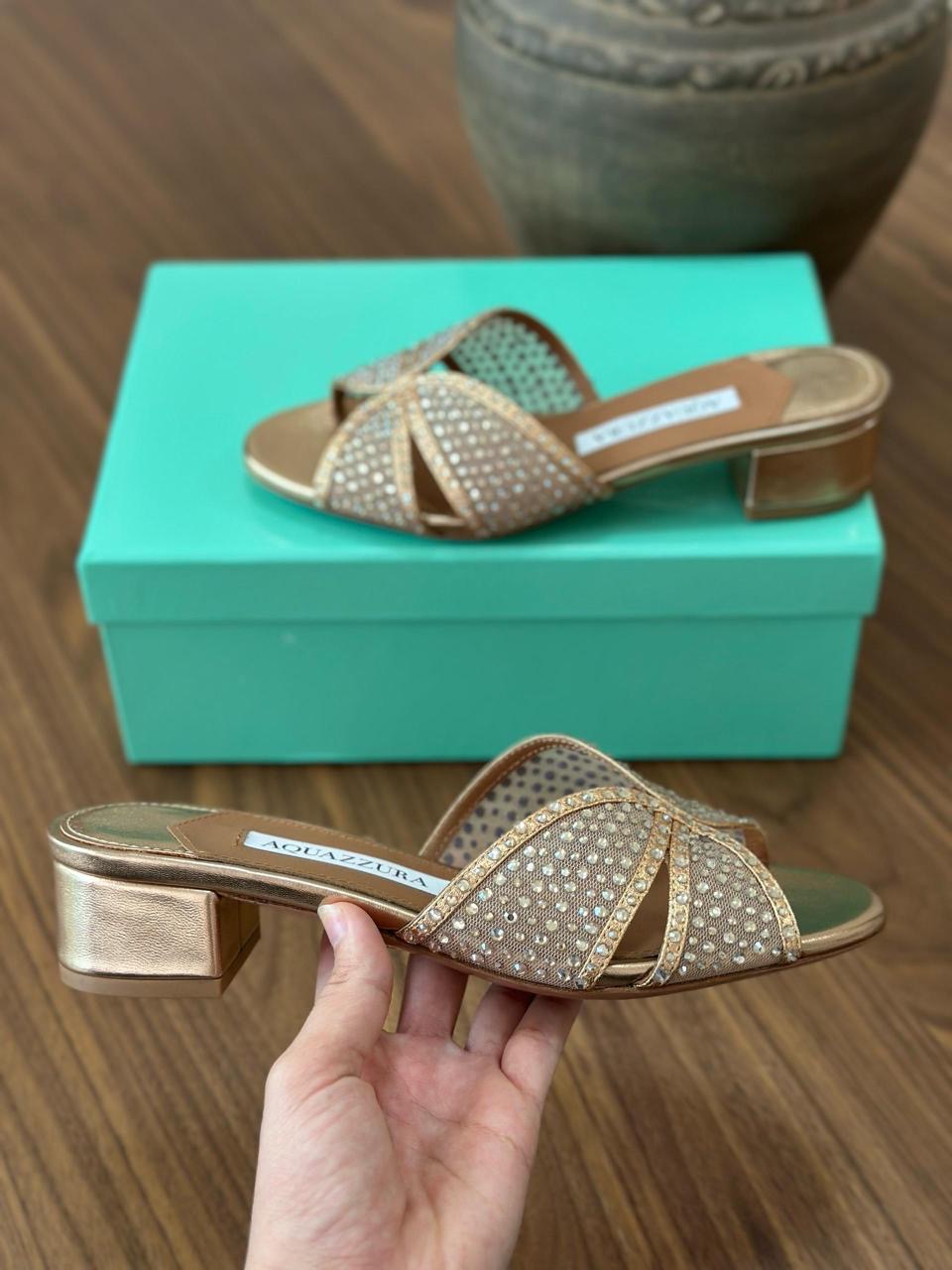Aquazurra sandals heels