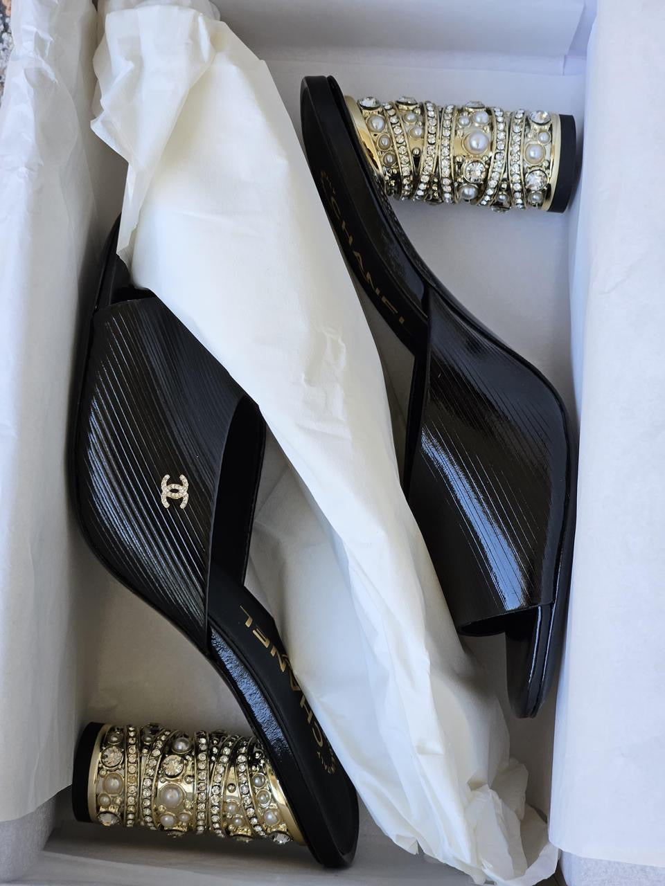 Chanel sandals heels