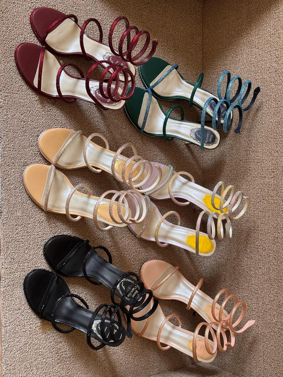 Rene caovilla sandals heels