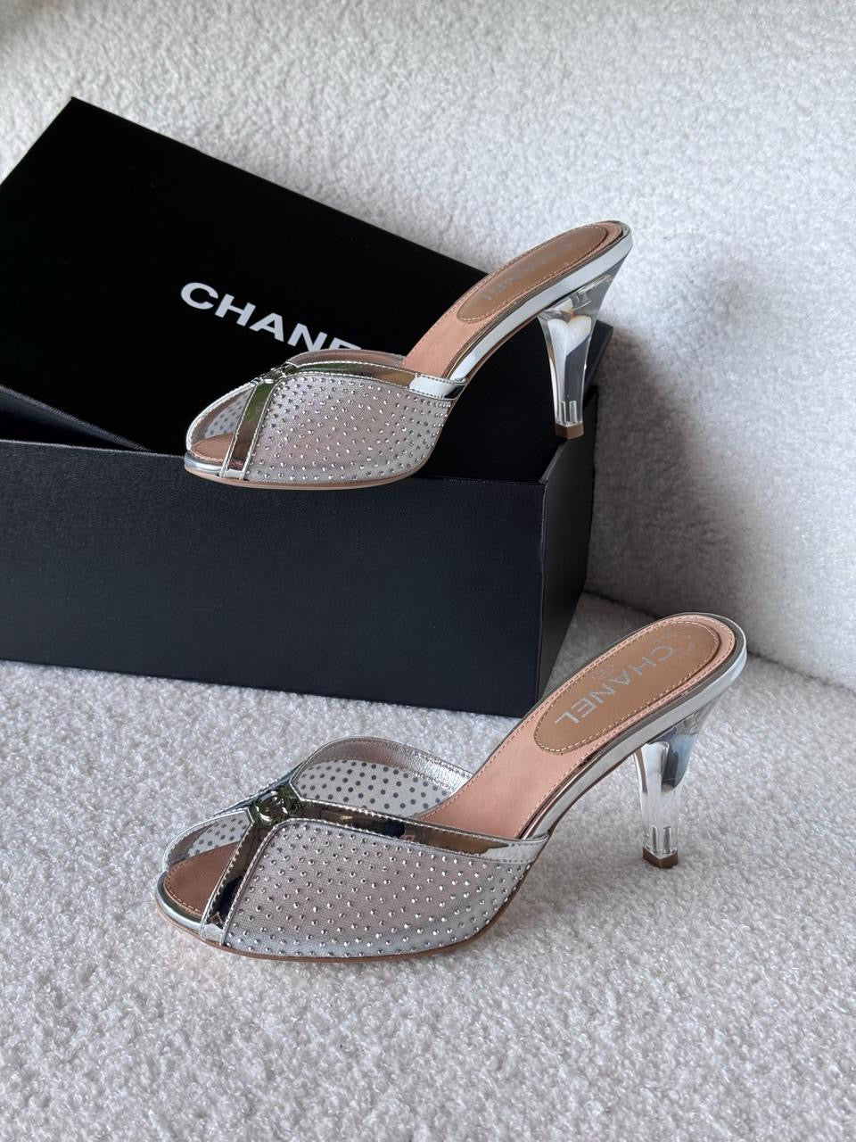 Chanel sandals heels