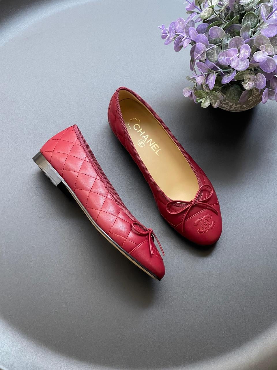 Chanel ballerina - red