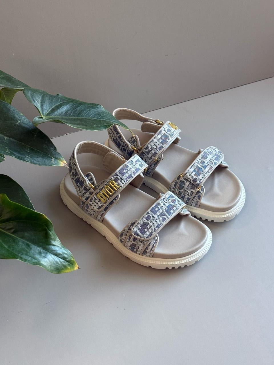 Dior sandals.