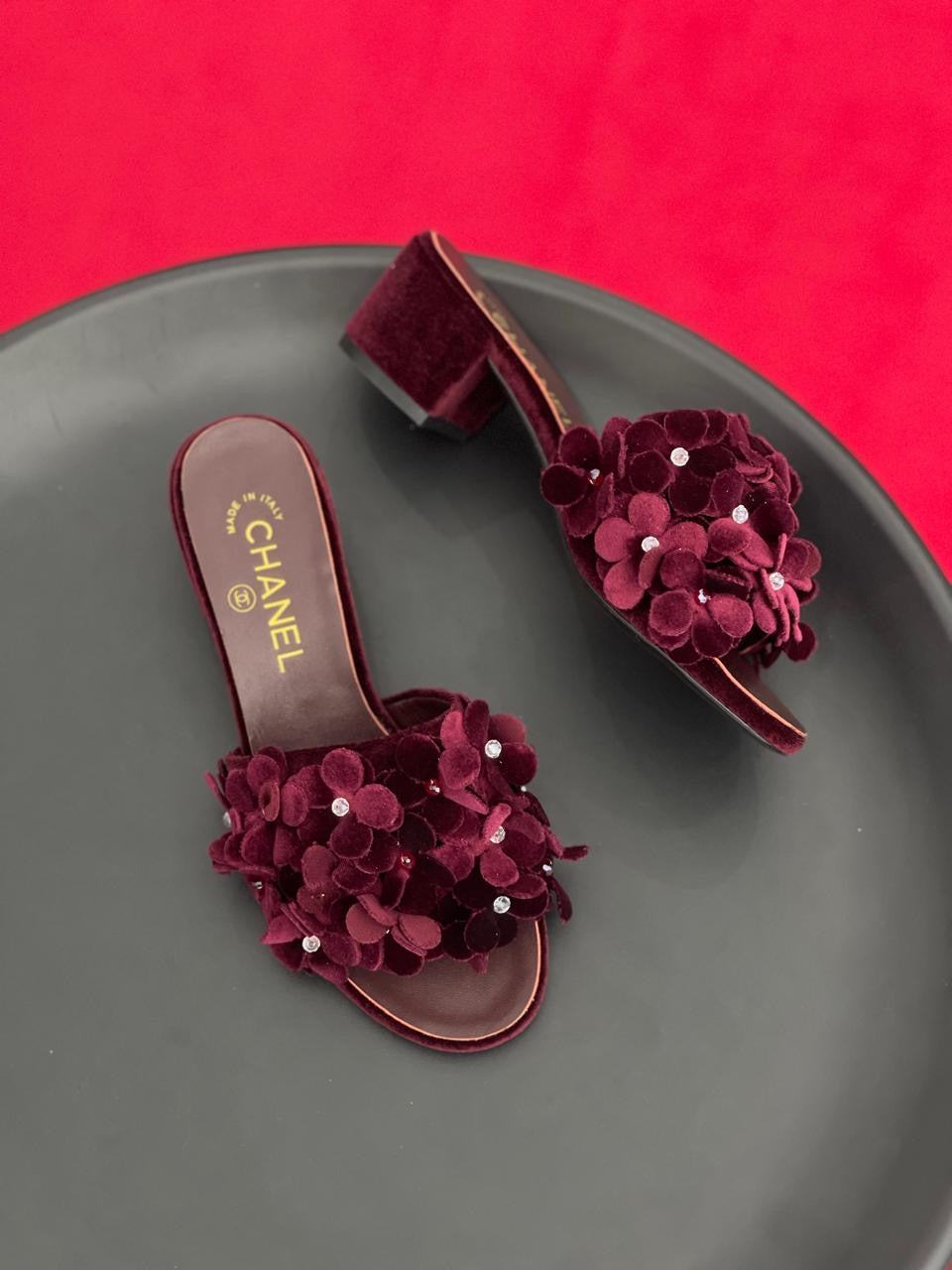 Chanel sandals heels