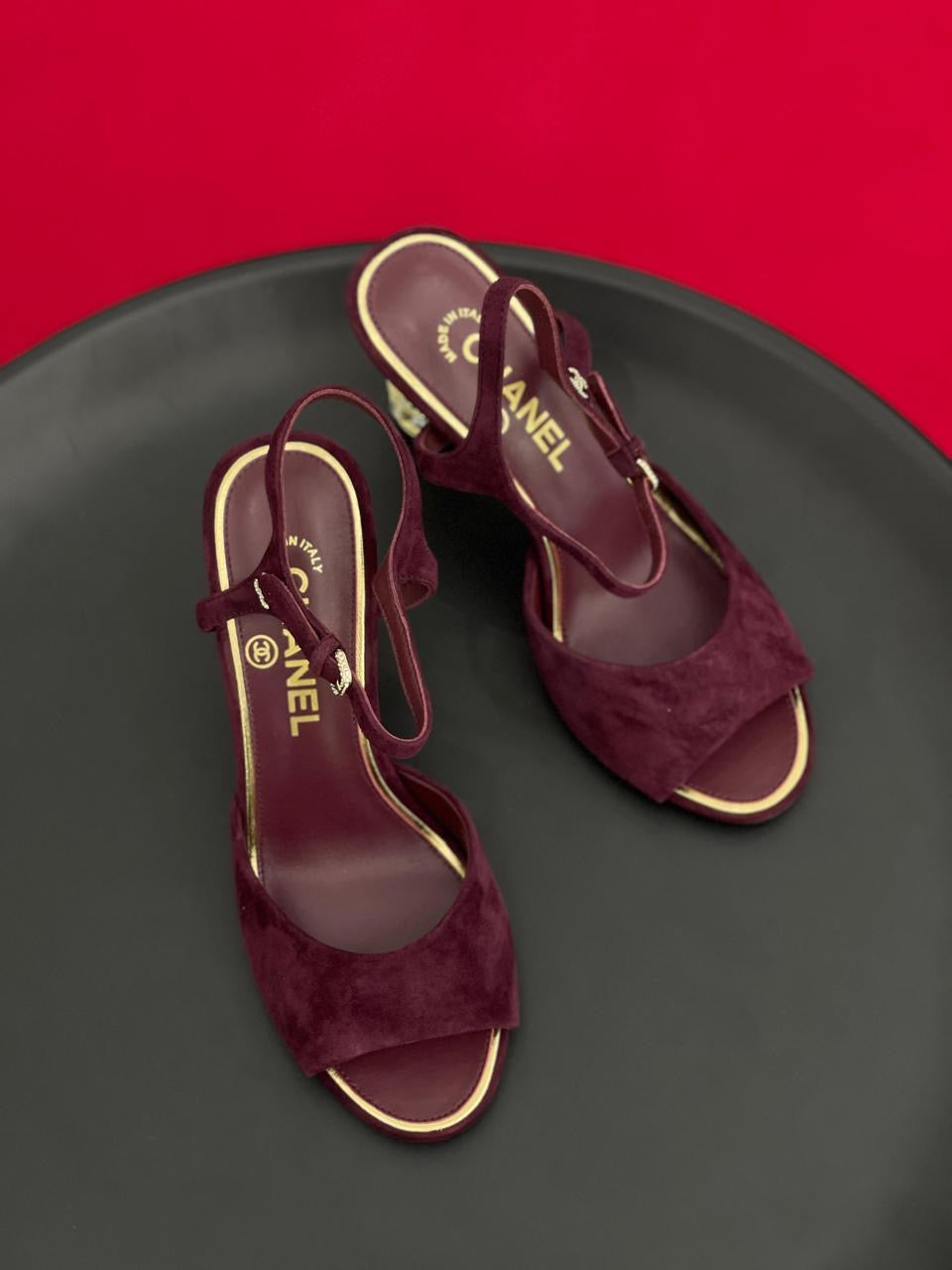 Chanel sandals heels