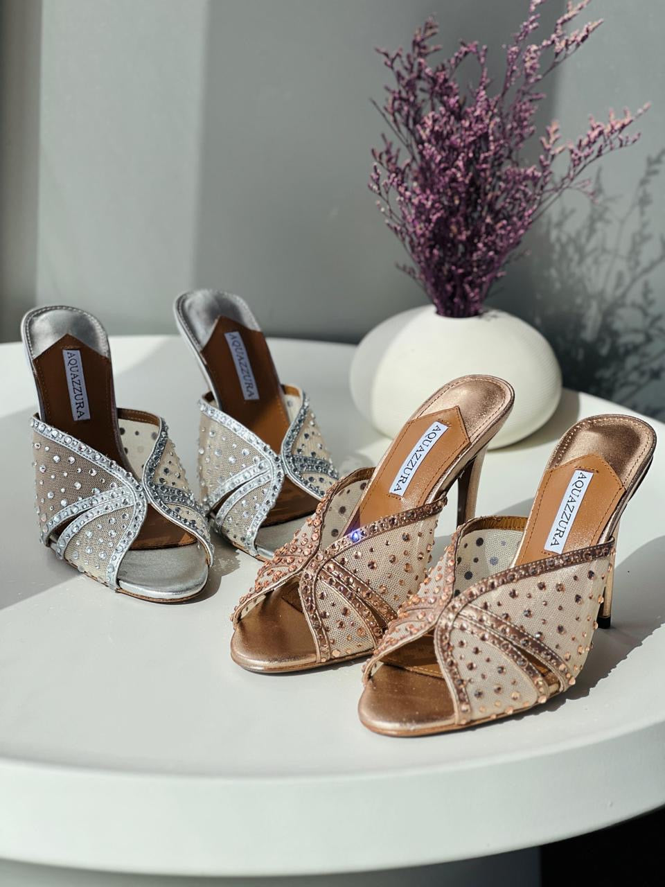 Aquazurra sandals heels