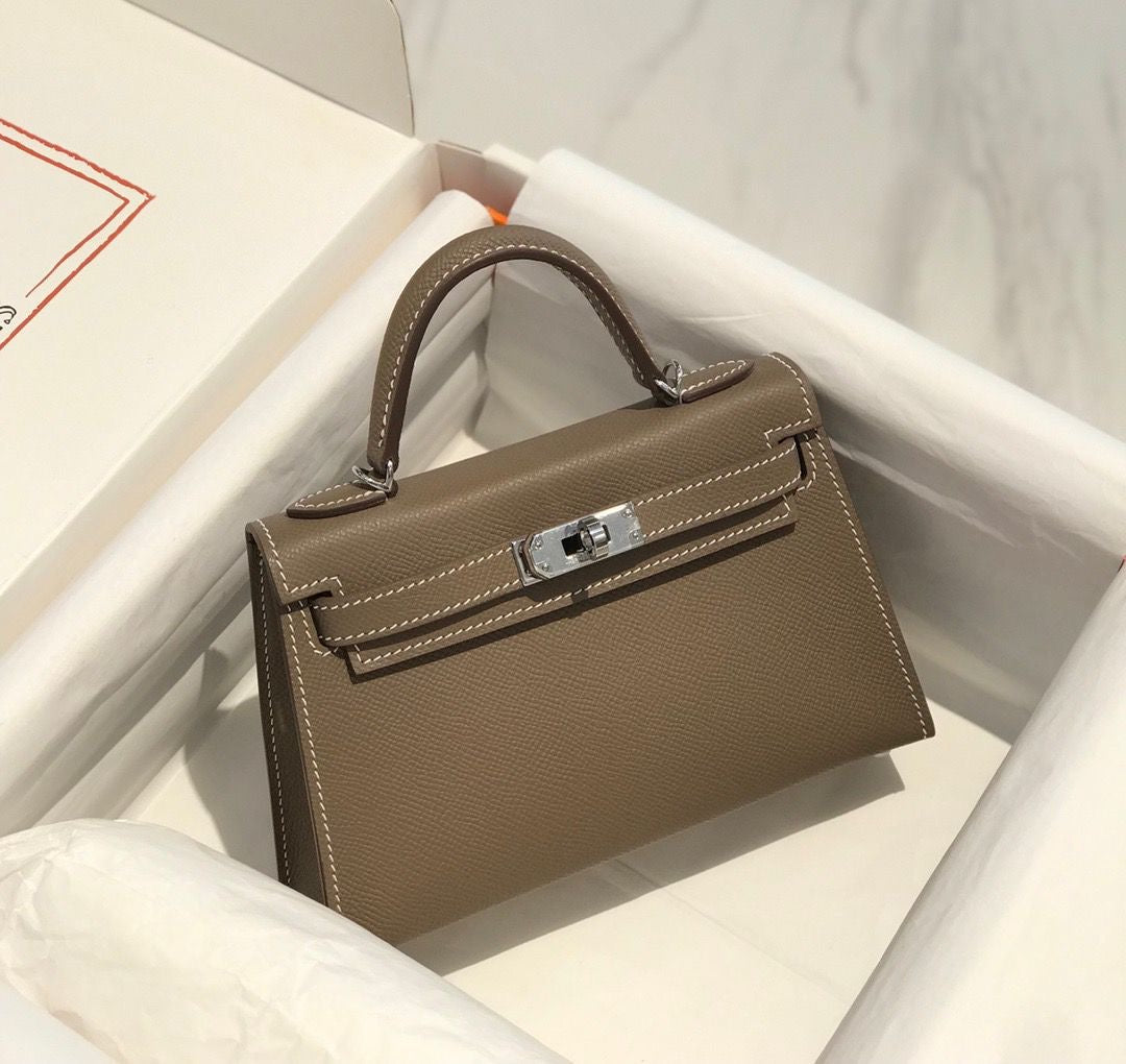 Hermes bag - kelly 21 cm sliver